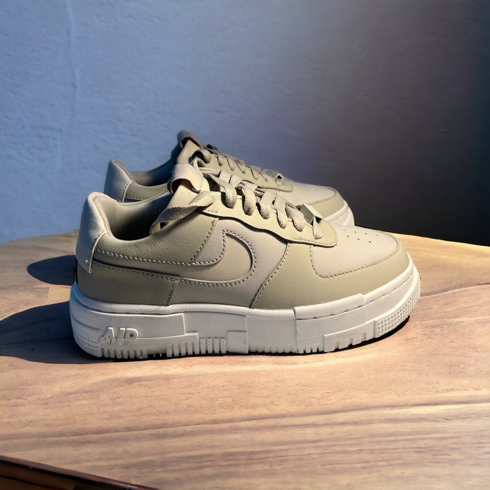 Nike Women's Athletic Shoes in Beige and White